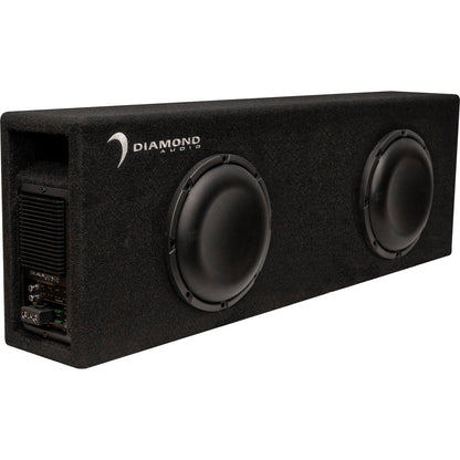 Diamond Audio 8" Dual Slot Vented Active Subwoofer Enclosure (2Ω) - DESMB8DA