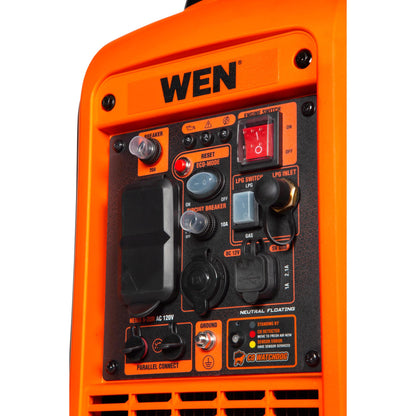 WEN DF280iX 2800-Watt Dual Fuel Inverter Generator, Quiet, Portable, and Lightweight with Fuel Shut Off and CO Watchdog - DF280iX