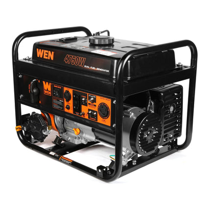 WEN DF472 4,750-Watt 120V/240V Dual Fuel Portable Generator - DF472