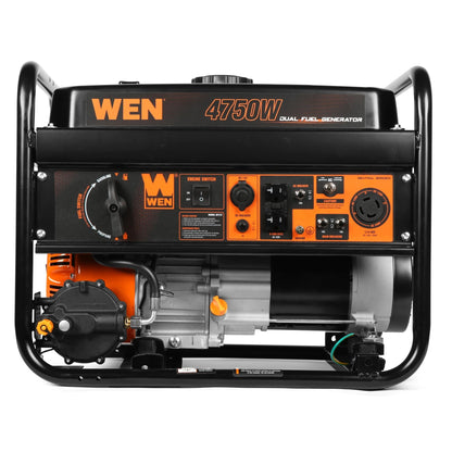 WEN DF472 4,750-Watt 120V/240V Dual Fuel Portable Generator - DF472