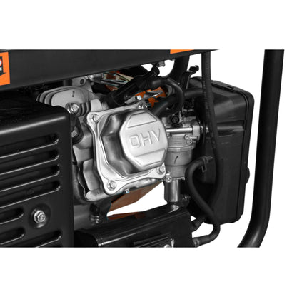 WEN DF475T 4,750-Watt 120V/240V Dual Fuel Portable Generator with Wheel Kit and Electric Start