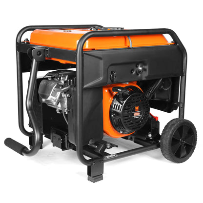WEN DF875iX 8750-Watt RV and Transfer-Switch-Ready 120V/240V Dual Fuel Open Frame Inverter Generator with Remote Electric Start and CO Shutdown Sensor -DF875iX