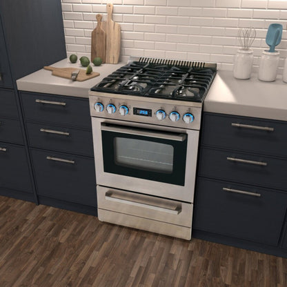 Avanti  ELITE Series 24" Gas Range Oven Stainless Steel - DGR24P3S