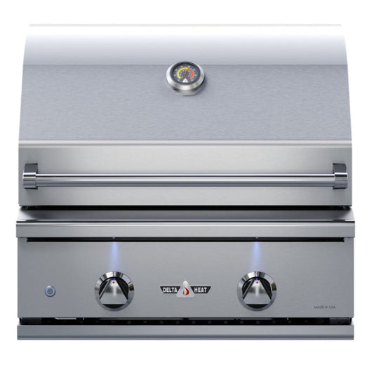 Delta Heat 26 Inch Natural Gas Grill with Interior Lights - DHBQ26G-DN