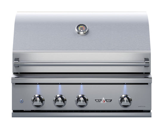 Delta Heat 32 Inch Propane Grill with Infrared Rotisserie and Sear Zone - DHBQ32RS-DL