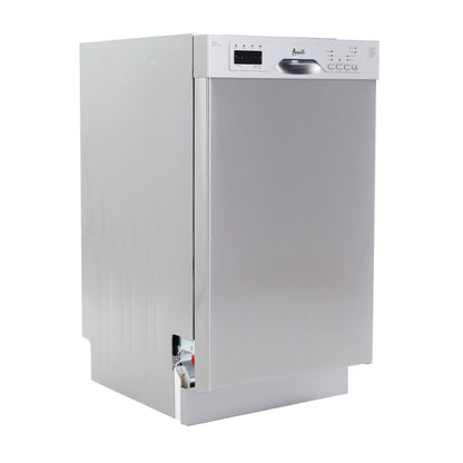 Avanti 18" Built In Dishwasher Stainless Steel - DWF18V3S