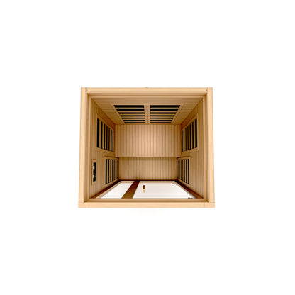 Golden Designs  1-2 Person Ultra Low EMF FAR IR Sauna  - DYN-6119-01 Elite