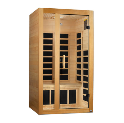 Golden Designs  1-2 Person Ultra Low EMF FAR IR Sauna  - DYN-6119-01 Elite