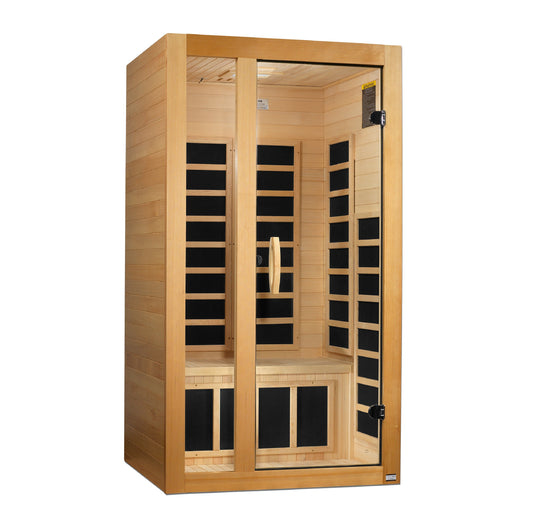 Golden Designs  1-2 Person Ultra Low EMF FAR IR Sauna  - DYN-6119-01 Elite