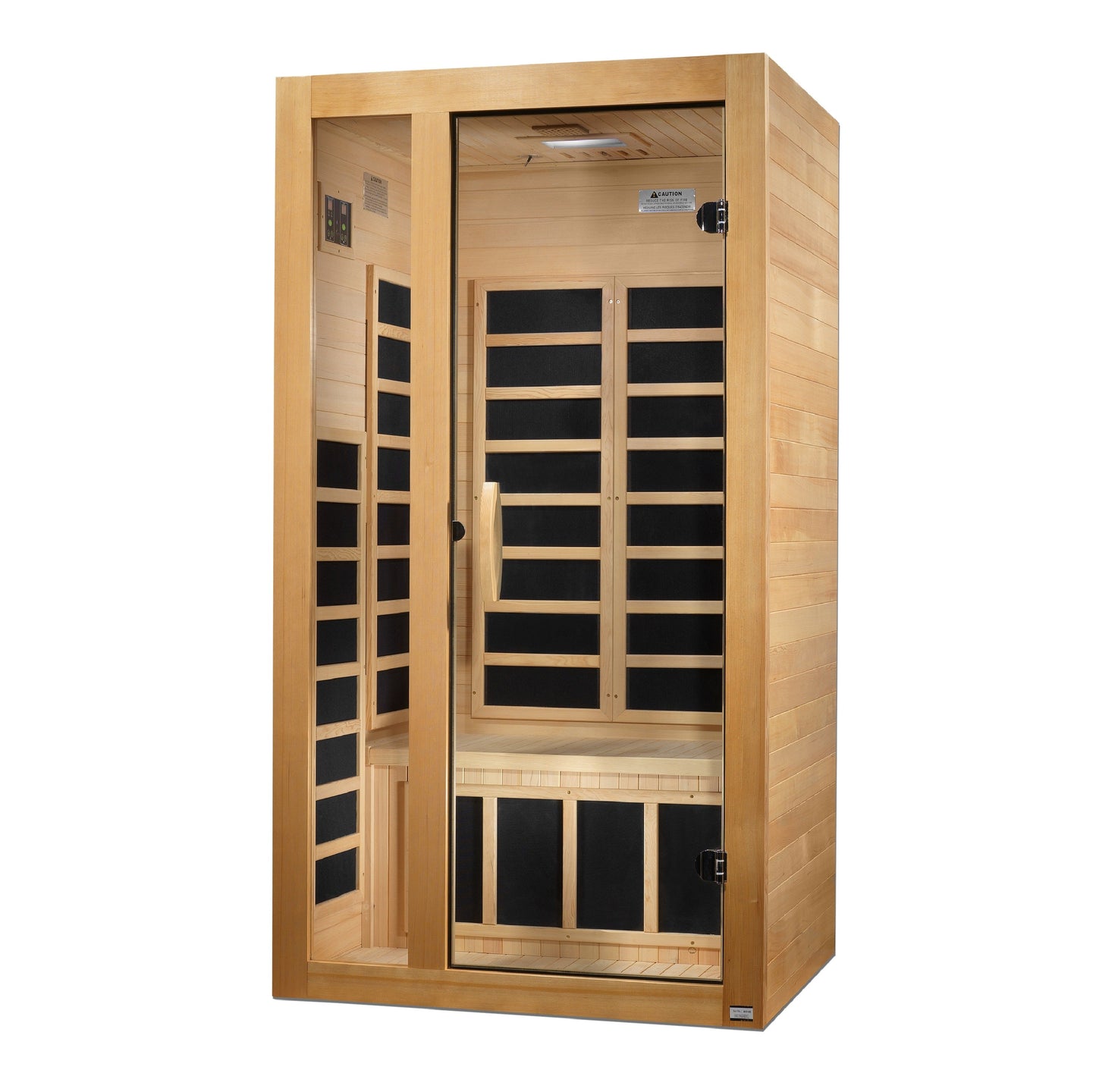 Golden Designs  1-2 Person Ultra Low EMF FAR IR Sauna  - DYN-6119-01 Elite