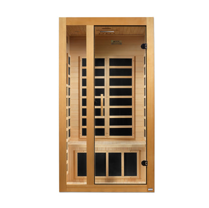 Golden Designs  1-2 Person Ultra Low EMF FAR IR Sauna  - DYN-6119-01 Elite