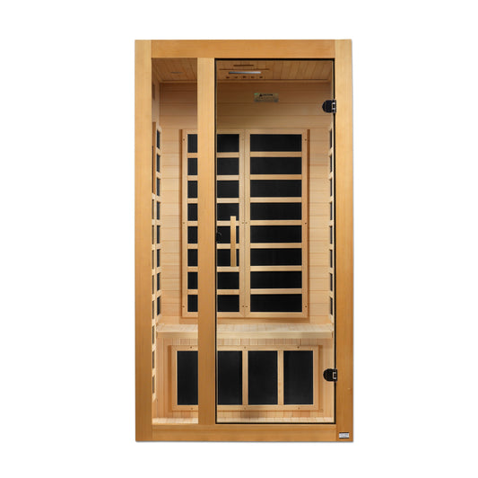 Golden Designs "Gracia" 1-2 Person Low EMF FAR IR Sauna - DYN-6119-01