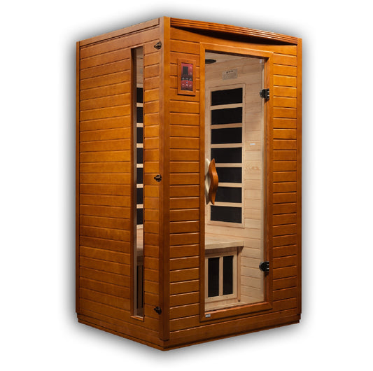 Golden Designs "Versailles" 2 Person Ultra Low EMF Far IR Sauna  - DYN-6202-03 Elite