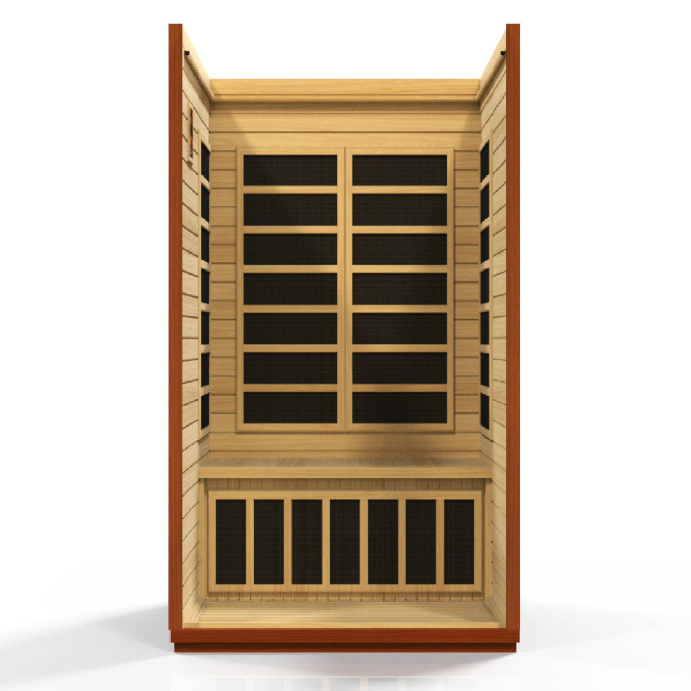 Dynamic Saunas San Marino 2-person Low EMF Infrared Sauna (DYN-6206-01) - DYN-6206-01
