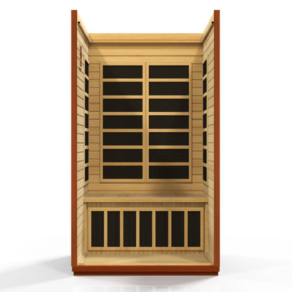 Golden Designs "San Marino" 2 Person Low EMF - Far Infrared Sauna  - DYN-6206-01
