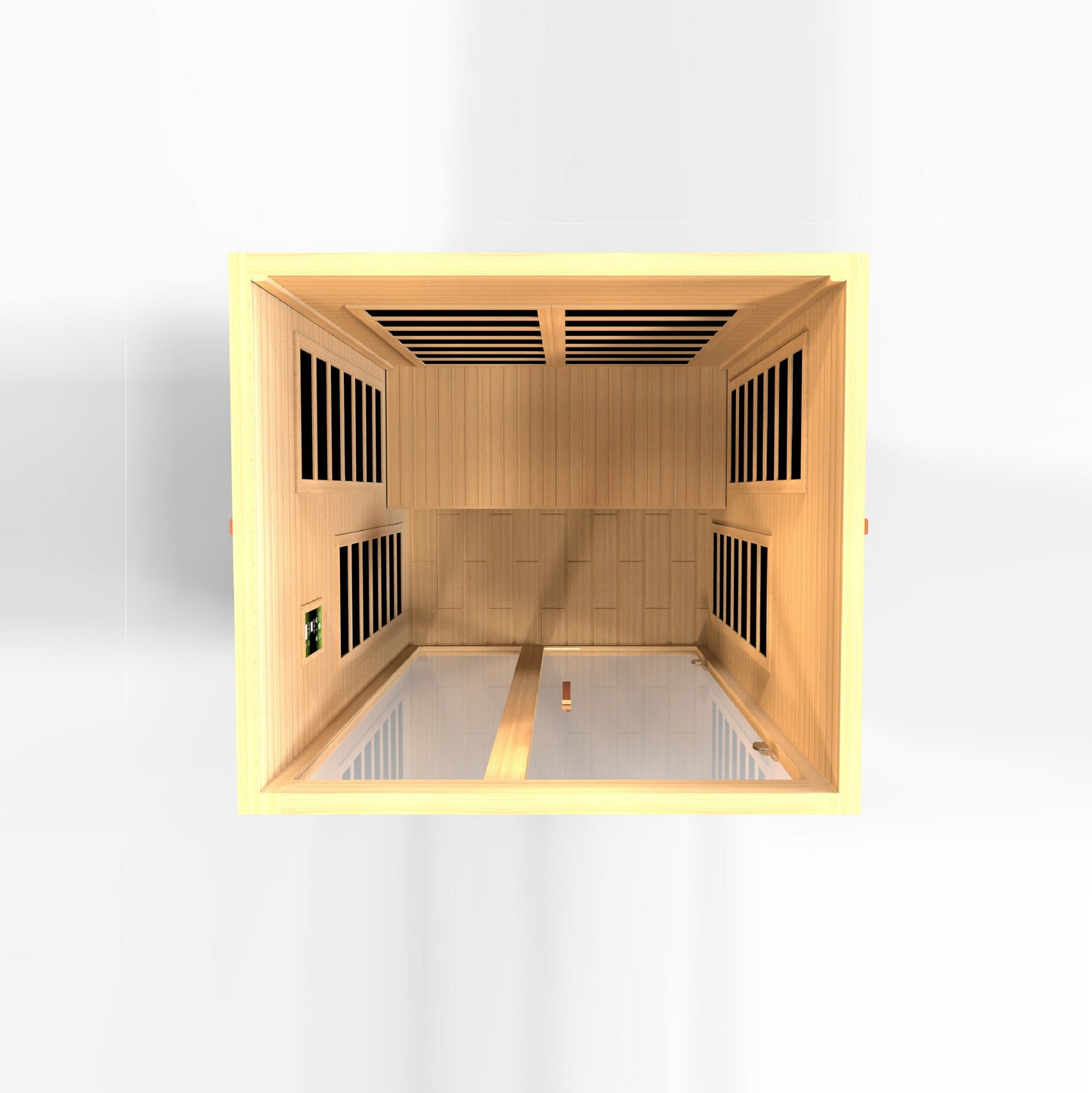Golden Designs "Santiago" 2 Person Ultra Low EMF FAR IR Sauna -, DYN-6209-02 Elite