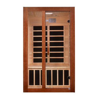 Golden Designs "Santiago" 2 Person Ultra Low EMF FAR IR Sauna -, DYN-6209-02 Elite