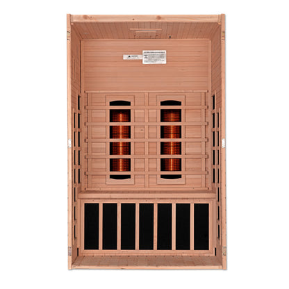 Golden Designs 2 Person Full Spectrum IR Sauna - DYN-6209-03 FS