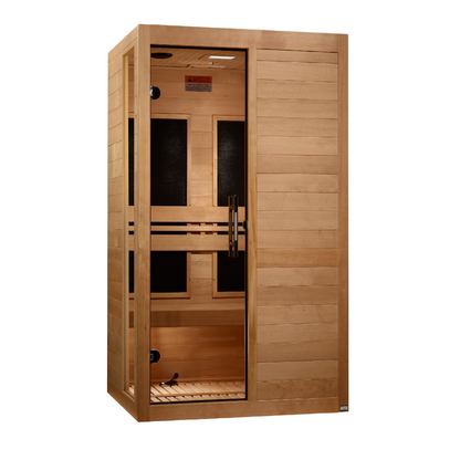 Golden Designs  2 Person Ultra Low EMF FAR IR Sauna  - MX-S206-01 ULEMF