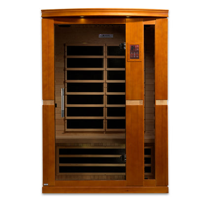 Golden Designs 2 Person Ultra Low EMF Far IR Sauna - DYN-6220-01 Elite