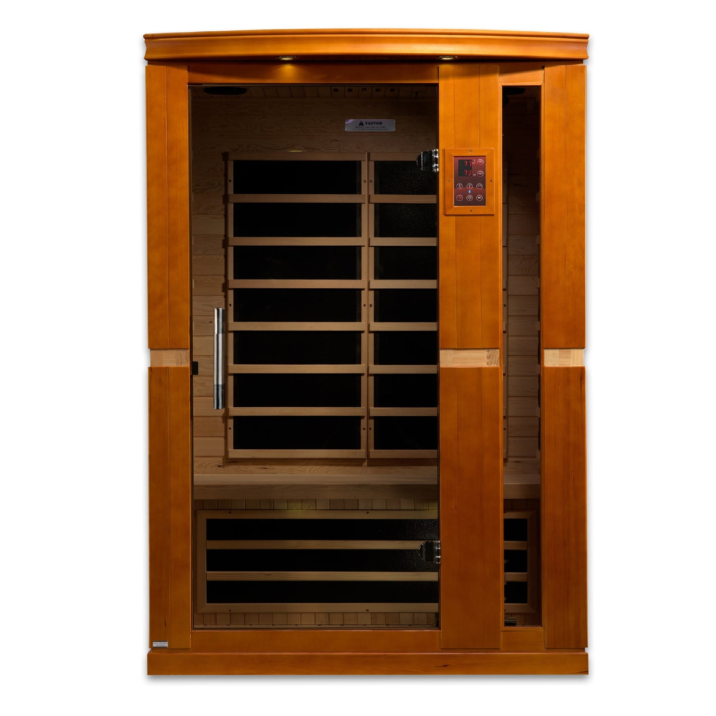 Golden Designs "Vittoria" 2 Person Low EMF Far IR Sauna - DYN-6220-01