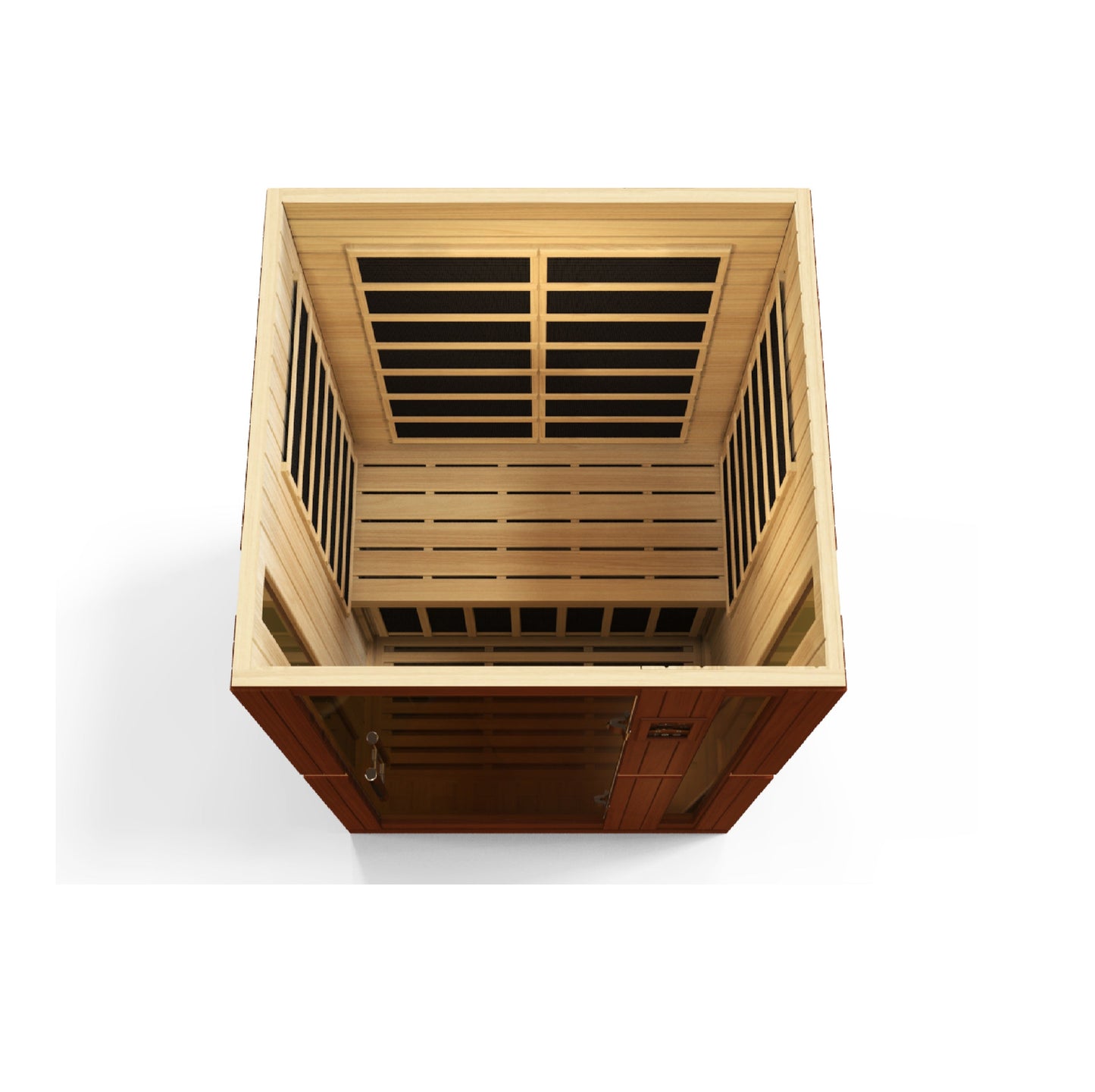 Golden Designs 2 Person Ultra Low EMF Far IR Sauna - DYN-6220-01 Elite