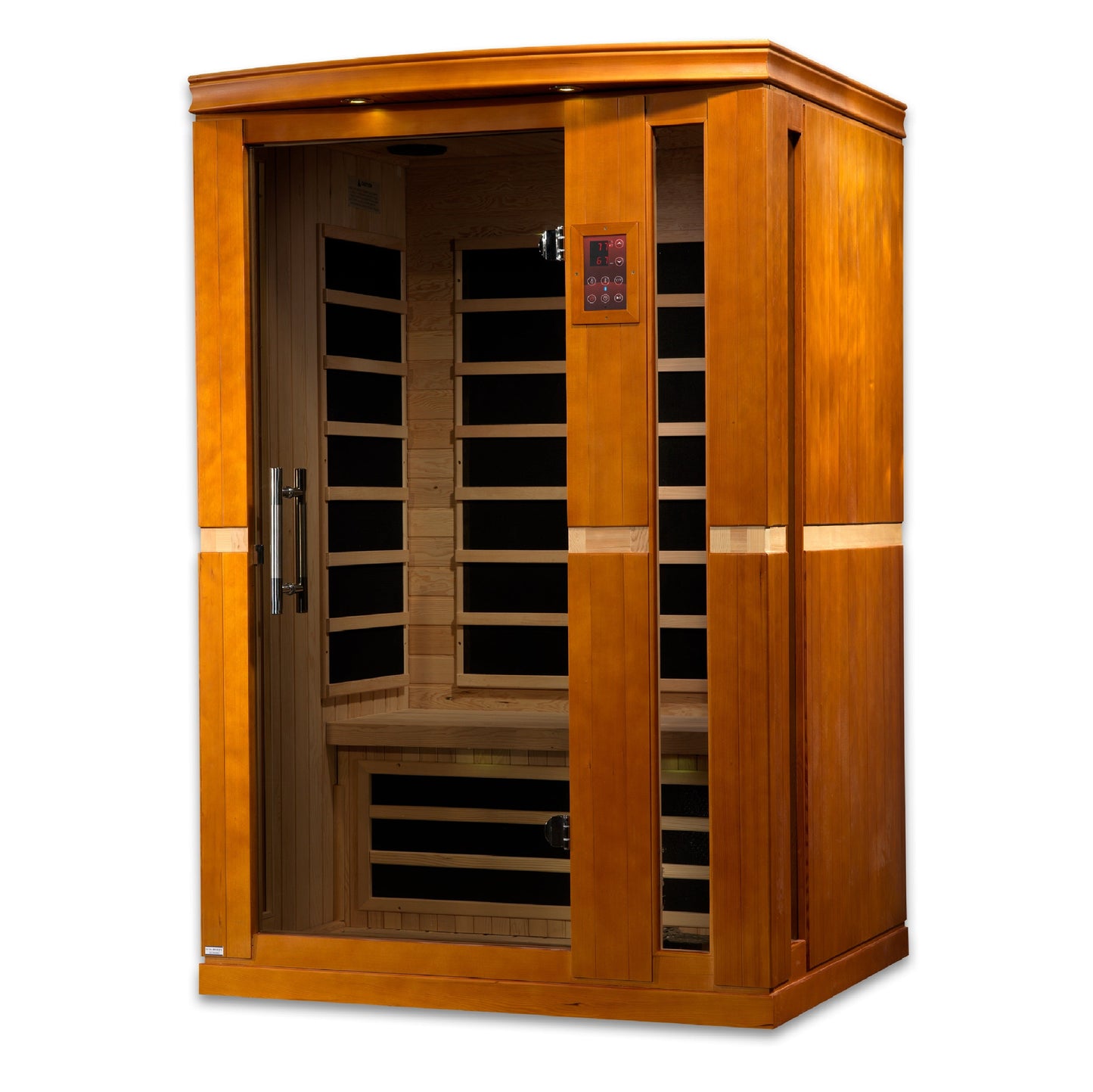 Golden Designs 2 Person Ultra Low EMF Far IR Sauna - DYN-6220-01 Elite