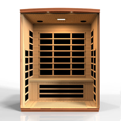 Golden Designs   3 Person Low EMF Far IR Sauna  - DYN-6336-02