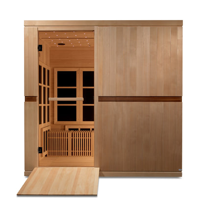 Golden Designs "Catalonia" 8 Person Near Zero EMF FAR IR Sauna - GDI-6880-02