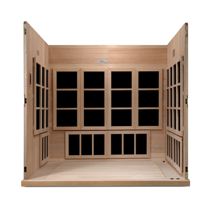 Golden Designs "Catalonia" 8 Person Near Zero EMF FAR IR Sauna - GDI-6880-02