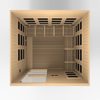 Golden Designs "Catalonia" 8 Person Near Zero EMF FAR IR Sauna - GDI-6880-02