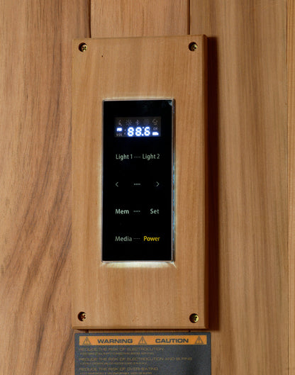 Golden Designs Updated "Osla" 6 Person Traditional Sauna  - GDI-7689-02