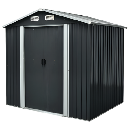 Chery Industrial [AS-IS] Metal Storage Garden Shed 6x8ft - D_GG000045