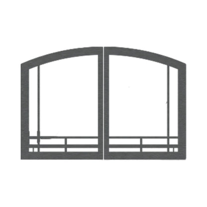 Empire - Door Set for Breckenridge Premium See Thru Firebox - VFR36SMBL,