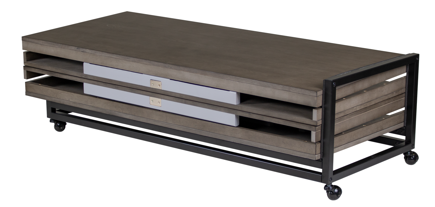 Baylor 7 Ft Pool Table Dining Collection - Rustic Series