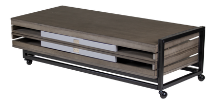 Baylor 7 Ft Pool Table Dining Collection - Rustic Series