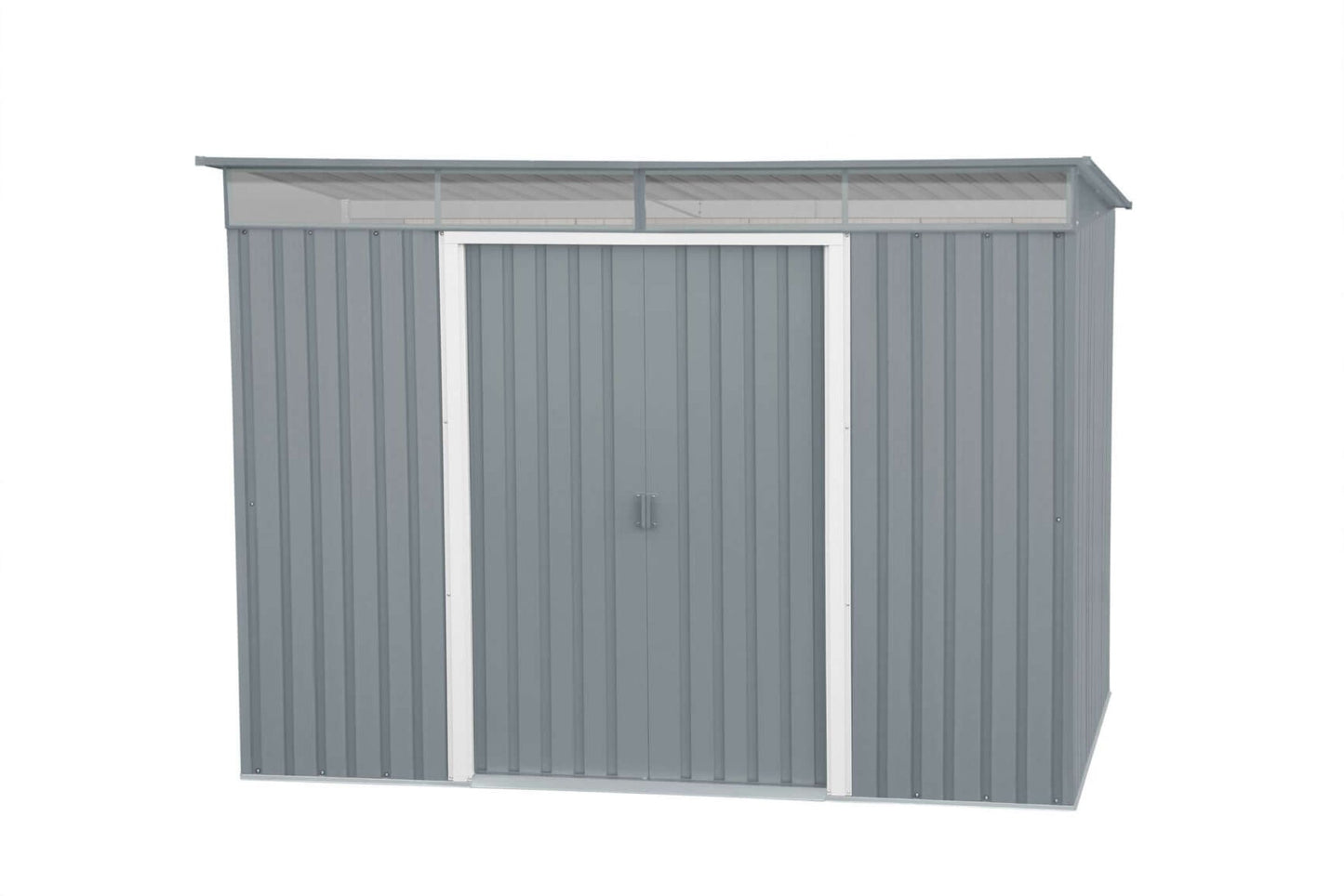 Duramax 8x6 Metal Shed Pent Roof w/ Skylight 20552