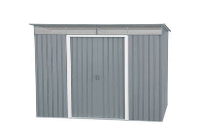 Duramax 8x6 Metal Shed Pent Roof w/ Skylight 20552