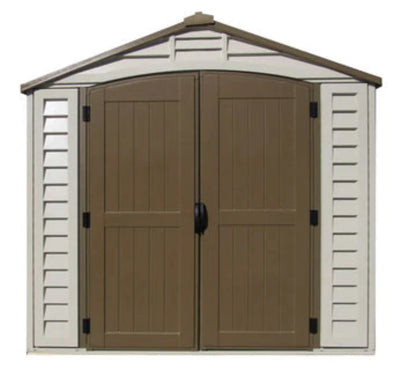 Duramax 8x8 DuraPLUS Vinyl Shed w/ Foundation 30114