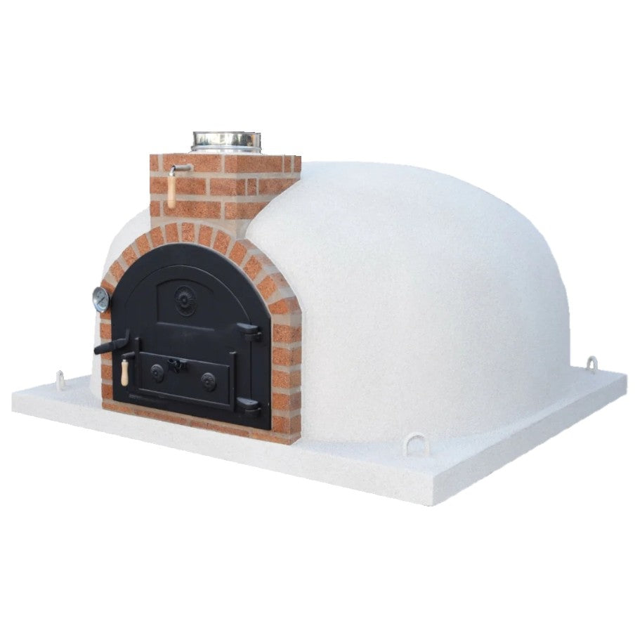 Dymús Traditional Wood Fired Brick Pizza Oven White