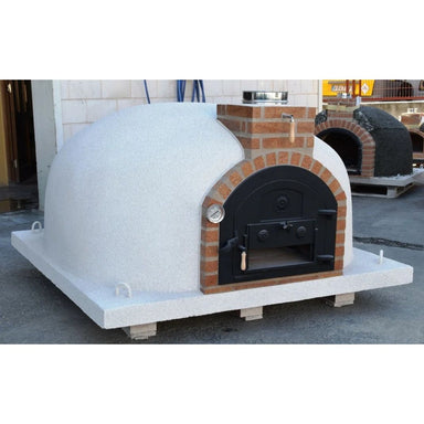 Dymús Traditional Wood Fired Brick Pizza Oven in White