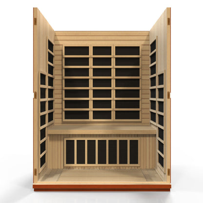 Dynamic Saunas Bellagio 3 Person Low EMF Far Infrared Sauna (DYN-6306-02) - DYN-6306-02