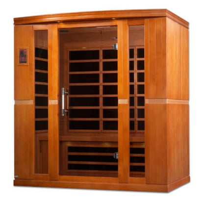 Dynamic Saunas Bergamo 4 Person Low EMF FAR Infrared Sauna (DYN-6440-01) - DYN-6440-01