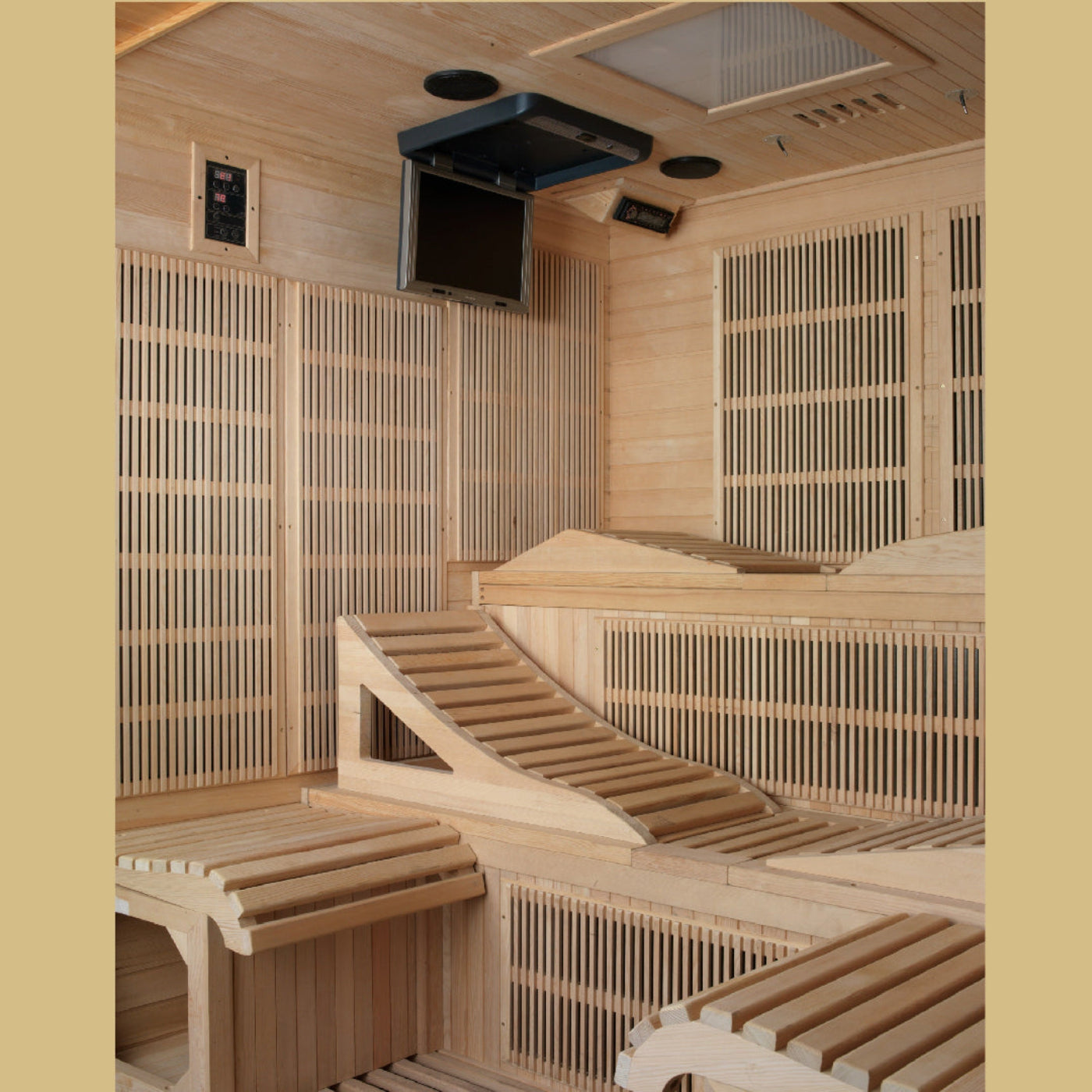 Dynamic Saunas Monaco Ultra Low EMF Far Infrared Sauna - DYN-6996-01 Elite