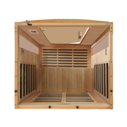 Dynamic Versailles 2 Person Low EMF FAR Infrared Sauna (DYN-6202-03) - DYN-6202-03