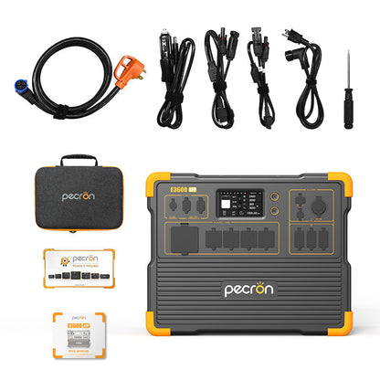 PECRON E3600LFP Portable Power Station 3600W 3072Wh - E3600LFP