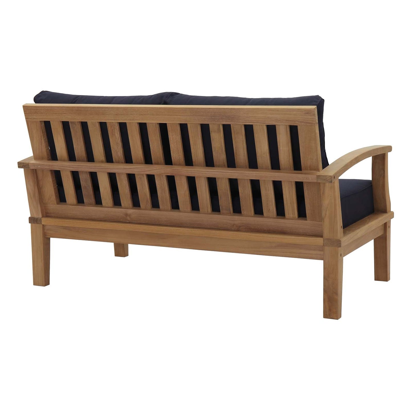 Modway Furniture Marina 4 Piece Outdoor Patio Teak Set by Modway – EEI-1469-NAT-GRY-SET