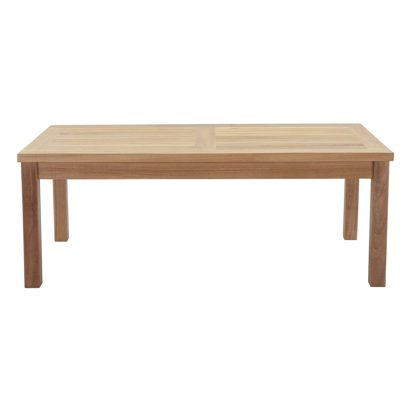 Modway Furniture Marina 4 Piece Outdoor Patio Teak Set by Modway – EEI-1469-NAT-GRY-SET