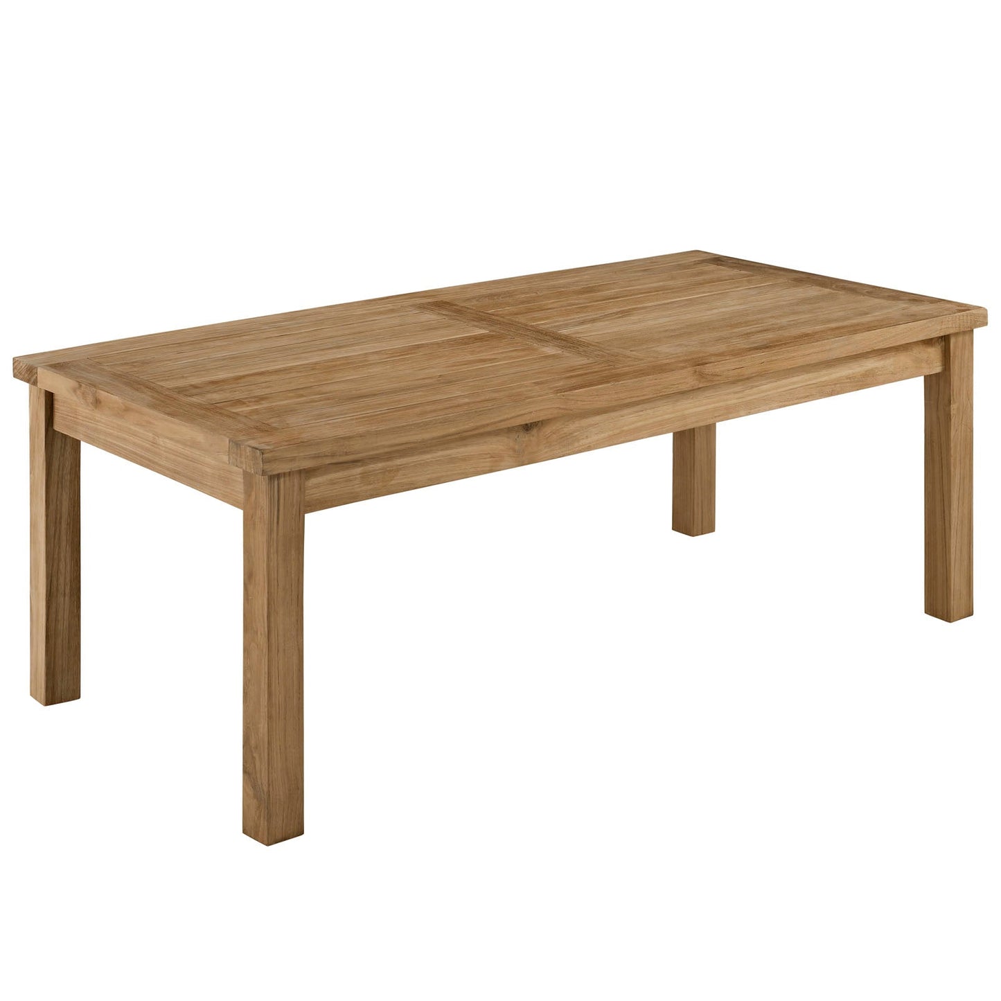Modway Furniture Marina 5 Piece Outdoor Patio Teak Set by Modway – EEI-1477-NAT-GRY-SET
