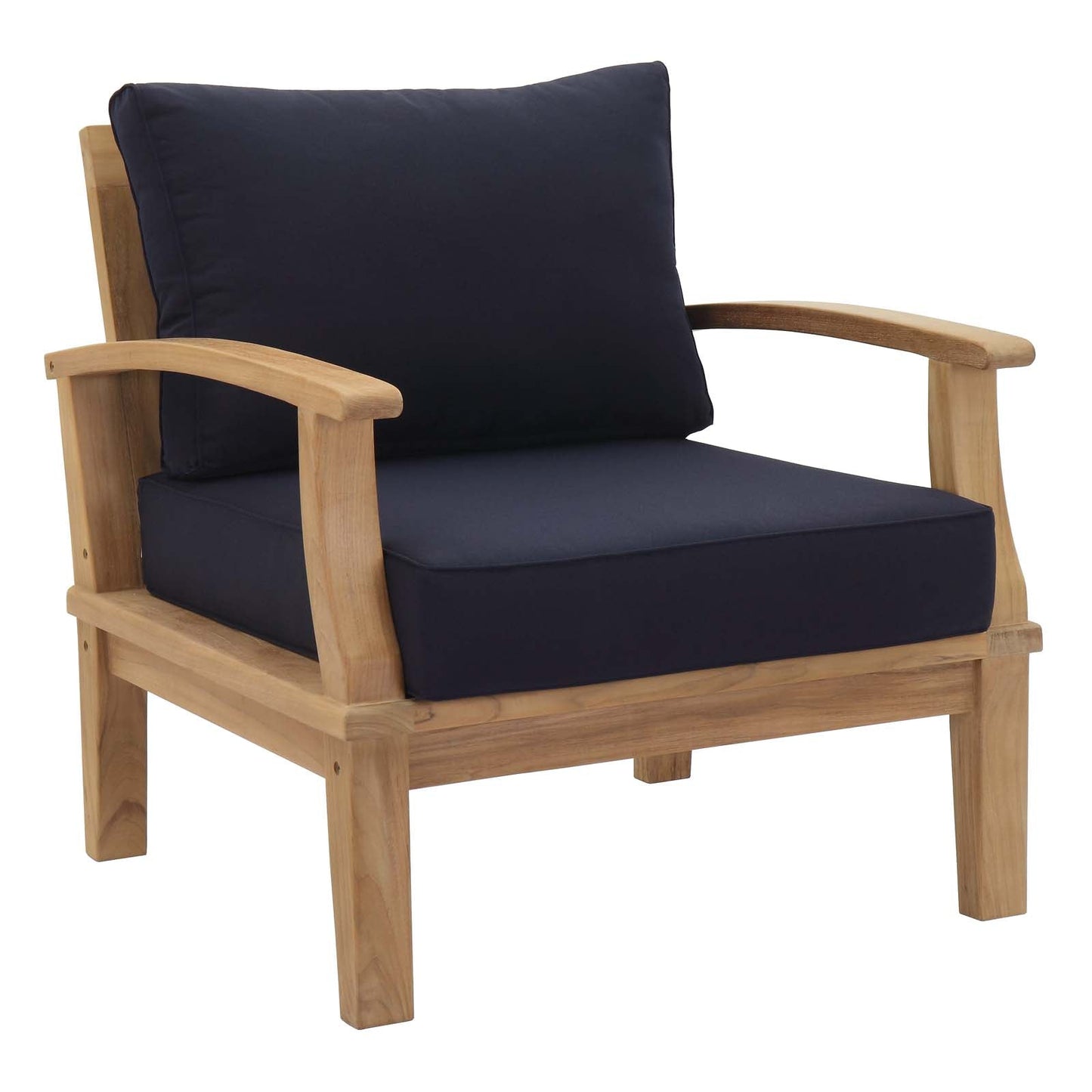 Modway Furniture Marina 8 Piece Outdoor Patio Teak Set by Modway – EEI-1479-NAT-GRY-SET
